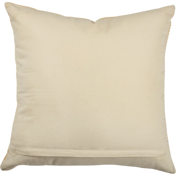 Saffron Zig Pillow - Cotton, Zipper