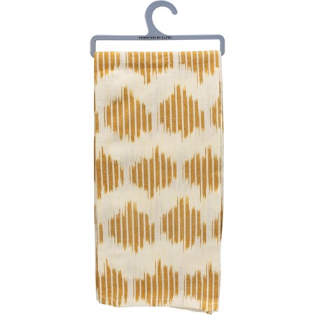 Kitchen Towel - Saffron Ikat - 18" x 28" - Cotton