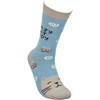 Socks - Cat Lady - One Size Fits Most - Cotton, Nylon, Spandex