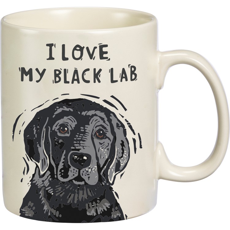 Mug - Black Lab - 20 oz. - Stoneware