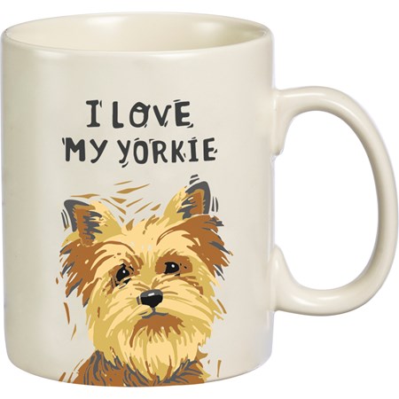 Yorkie Mug - Stoneware