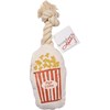 Dog Toy - Pup Corn - 3.75" x 6.25" x 2" - Canvas, Rope
