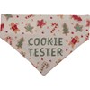 Cookie Tester/Wiggle Small Collar Bandana - Cotton, Linen