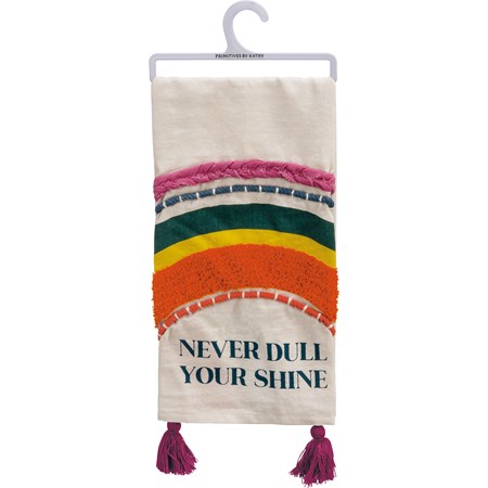 Kitchen Towel - Never Dull Your Shine - 20" x 28" - Cotton