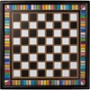 Checkers Wall Game - Wood, Cotton