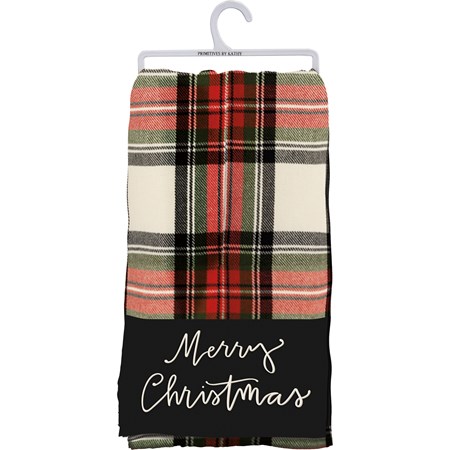 Kitchen Towel - Merry Christmas - 20" x 28" - Cotton