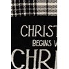 Christmas Begins With Christ Kitchen Towel - Cotton