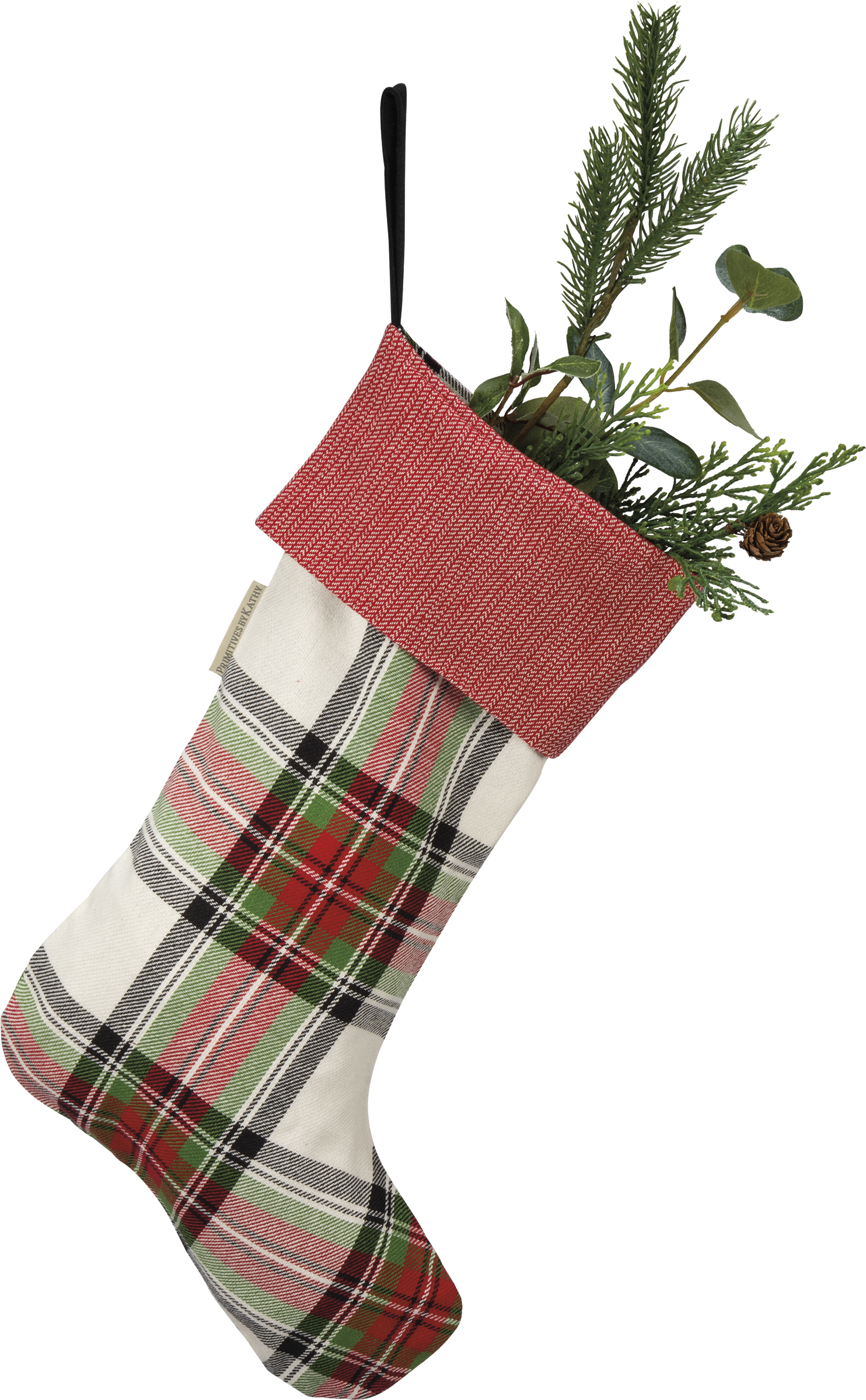 Plaid Christmas Stocking | Primitives By Kathy