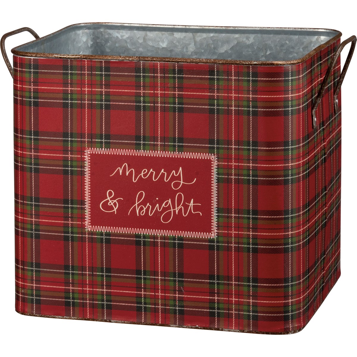 Home For The Holidays Bin Set - Metal, Paper
