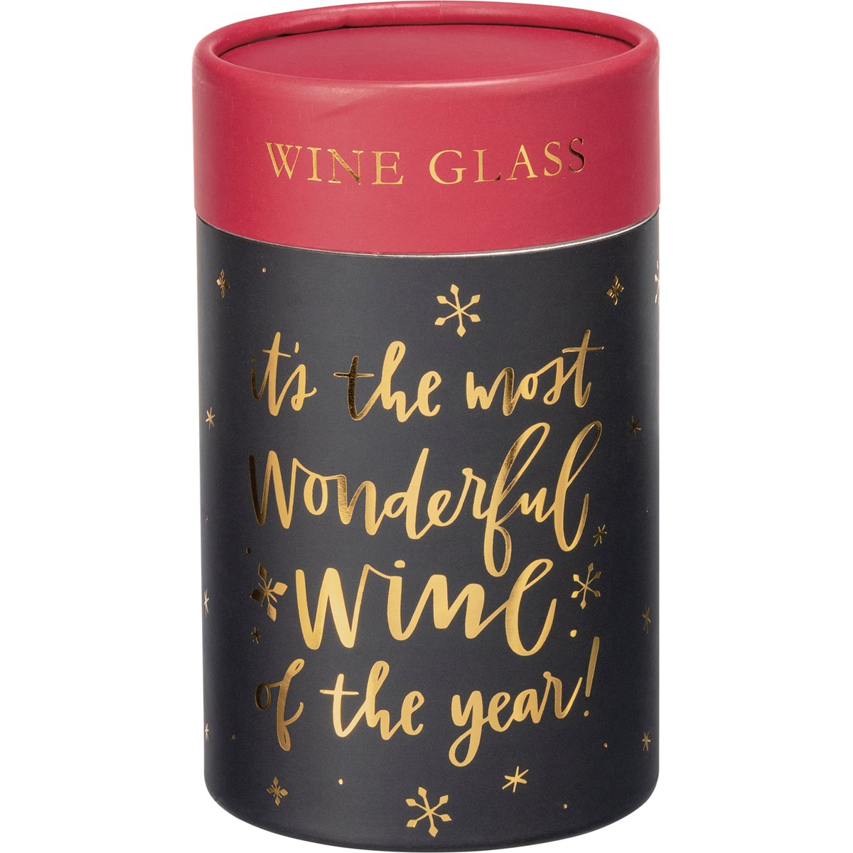 Most Wonderful Wine Of The Year Wine Glass - Glass