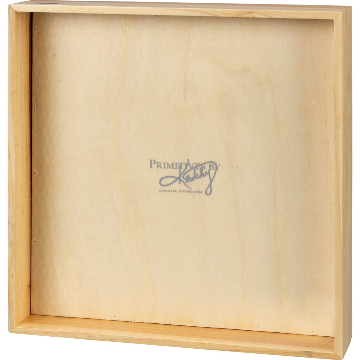 Opal Inset Box Sign - Wood