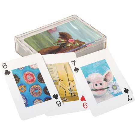 Playing Cards - FHG - 2.50" x 3.50" x 1" - Paper, Plastic