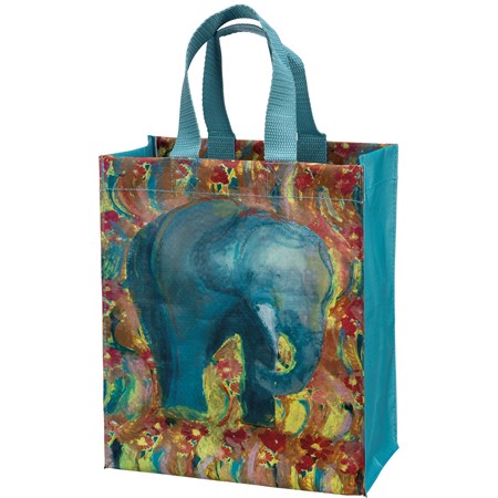 Daily Tote - Elephant - 8.75" x 10.25" x 4.75" - Post-Consumer Material, Nylon