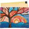 Tree Zipper Folder - Post-Consumer Material, Plastic, Metal