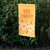 Bee Happy Garden Flag - Polyester