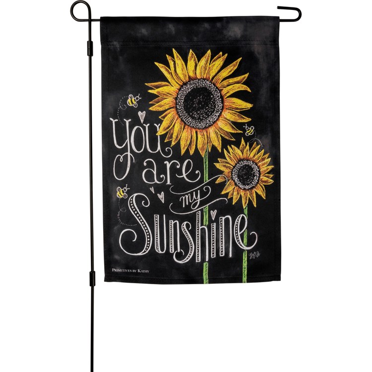 You Are My Sunshine Garden Flag - Polyester