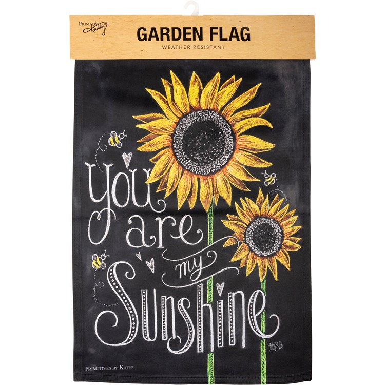 Garden Flag - You Are My Sunshine - 12" x 18" - Polyester