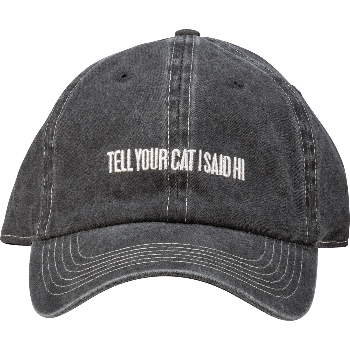Tell Your Cat I Said Hi Baseball Cap - Cotton, Metal