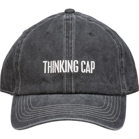 Baseball Cap - Thinking Cap - One Size Fits Most - Cotton, Metal