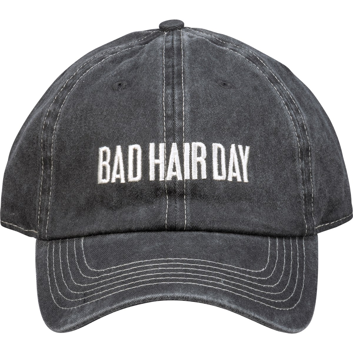 Bad Hair Day Baseball Cap - Cotton, Metal