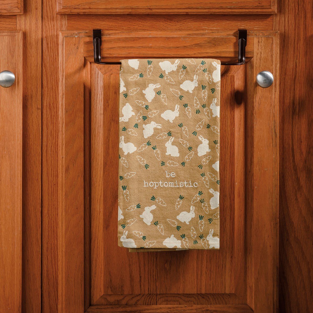 Be Hoptomistic Kitchen Towel - Cotton, Linen