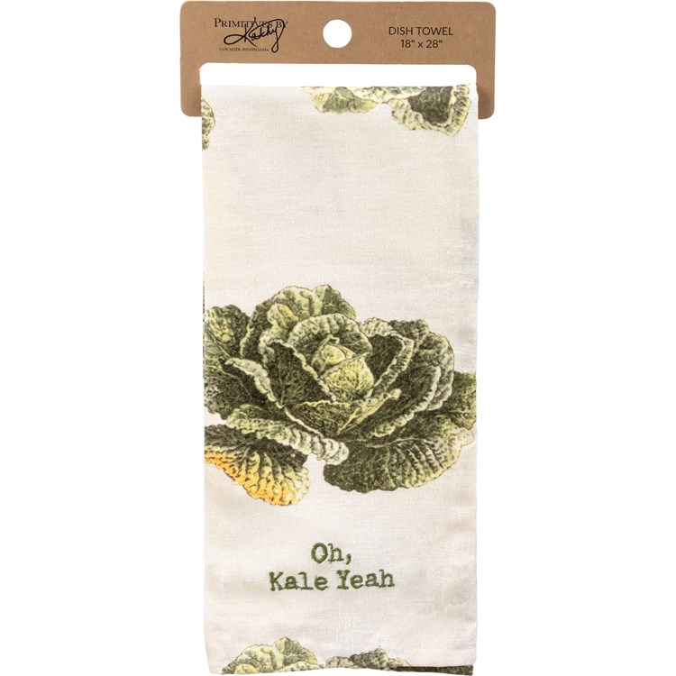 Oh Kale Yeah funny kitchen towel – Team Blonde