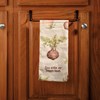 Kitchen Towel - You Make My Heart Beet - 18" x 28" - Cotton, Linen