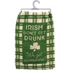 Irish Don't Get Drunk Get Awesome Kitchen Towel - Cotton