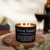 Wine Lover Jar Candle - Soy Wax, Glass, Wood