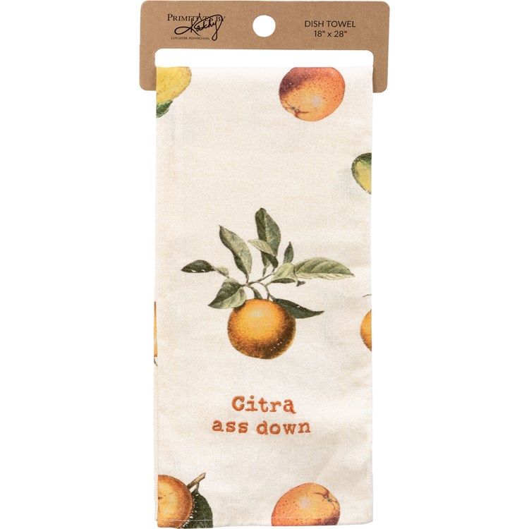 Citra Down Kitchen Towel - Cotton, Linen