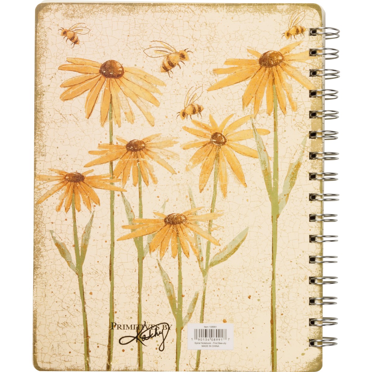 Find Beeuty In Every Day Spiral Notebook - Paper, Metal