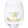 Wine Glass - Buzzed - 15 oz., Box: 4" Diameter x 6" - Glass
