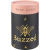 Wine Glass - Buzzed - 15 oz., Box: 4" Diameter x 6" - Glass