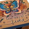 Butterfly One Day At A Time Hinged Box - Wood, Metal