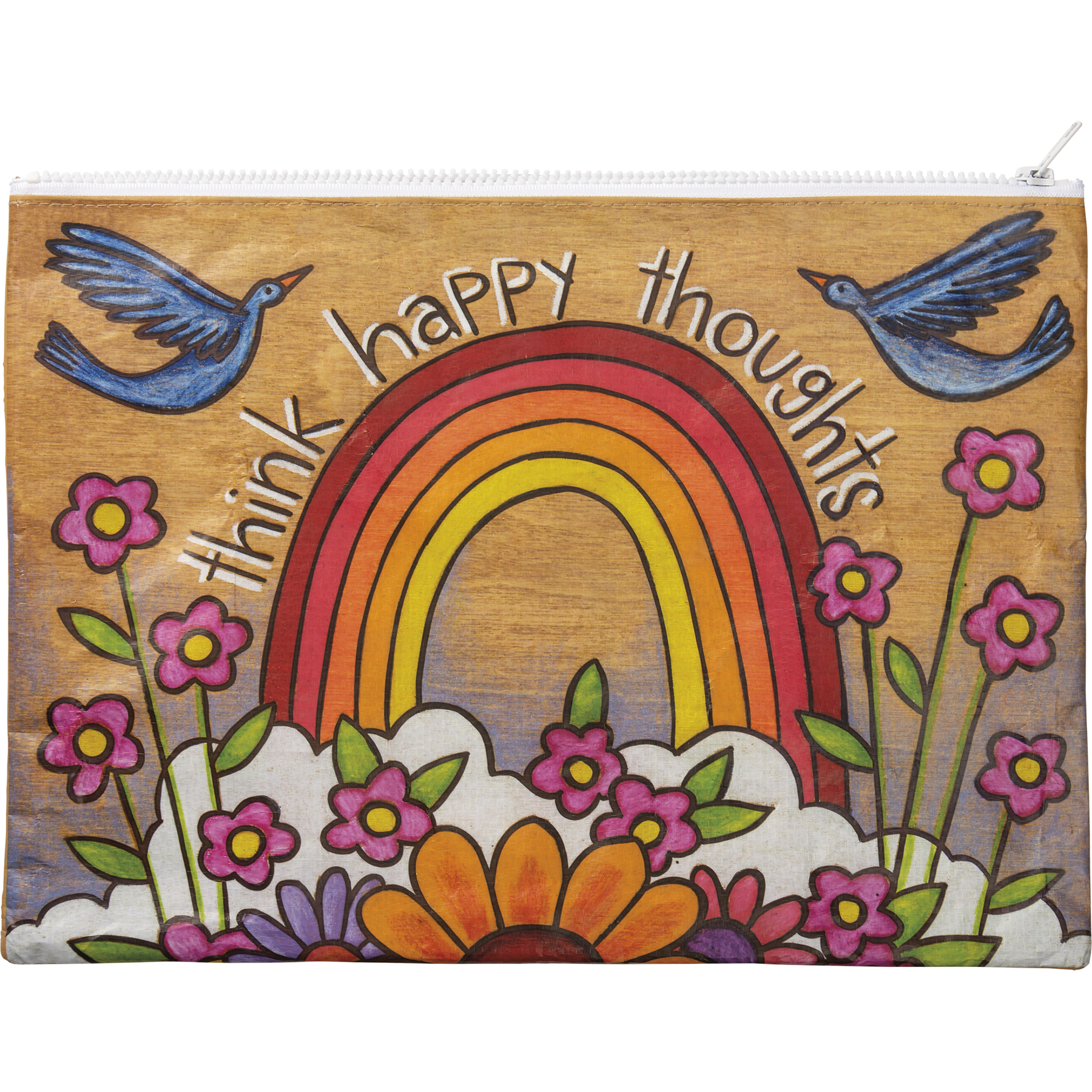 Rankin Portraits ハードカバー Think Happy Thoughts Zipper Folder | Primitives By Kathy