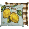 Lemon Pillow - Cotton, Zipper