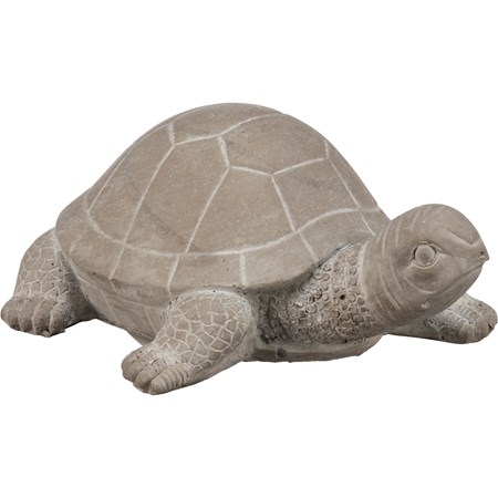 Figurine - Turtle Sm - 2.50" x 1.50" x 3.25" - Cement