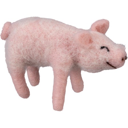 Critter - Pig - 4.25" x 3" x 2" - Felt