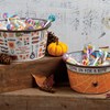 Bucket Set - Too Much Candy Said No One Ever - 9" Diameter x 5", 8" Diameter x 4.50" - Metal, Paper