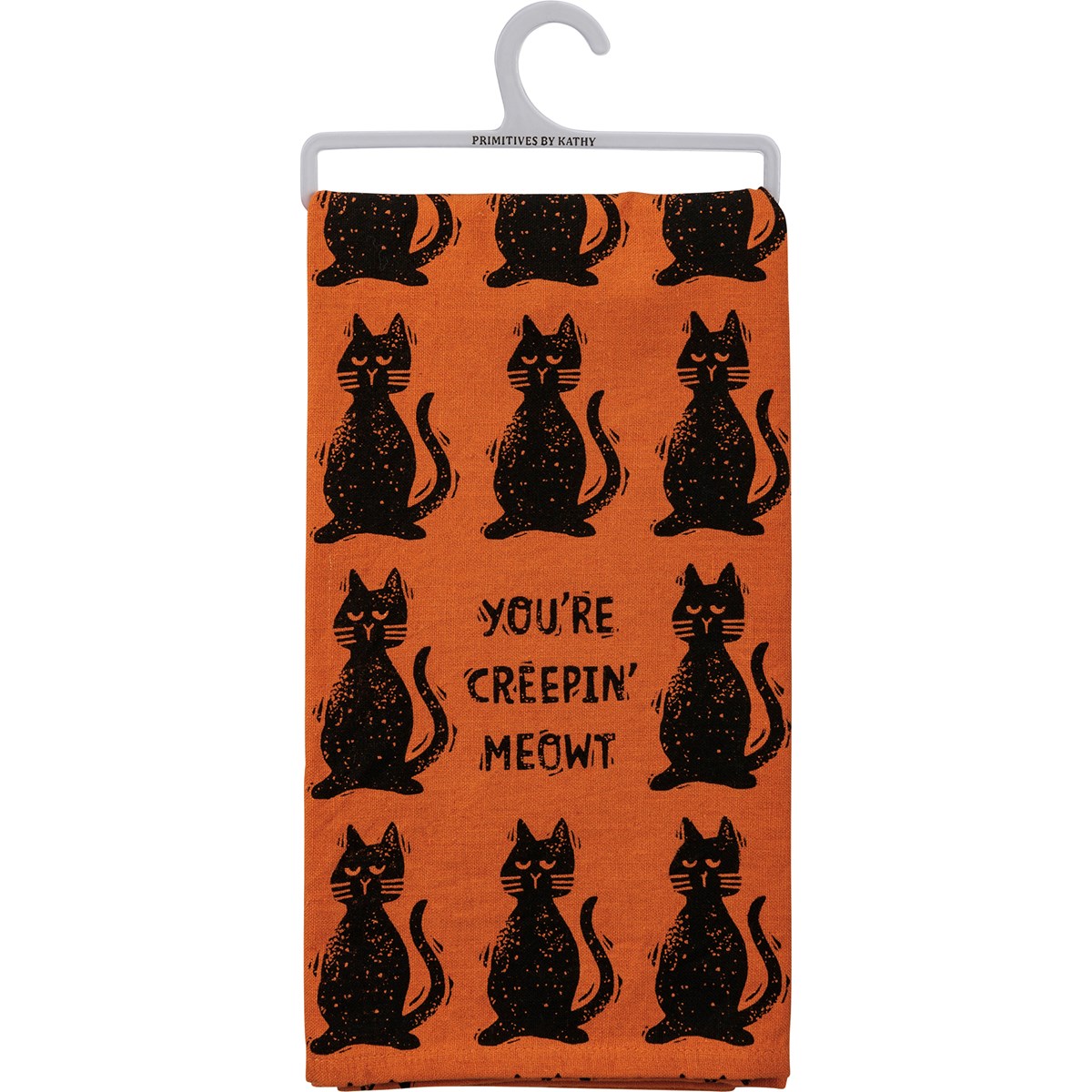 Kitchen Towel - You're Creepin' Meowt - 20" x 26" - Cotton, Linen