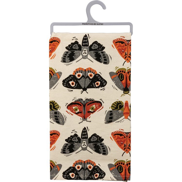 Moths Are Butterflies Dressed Up Kitchen Towel - Cotton, Linen