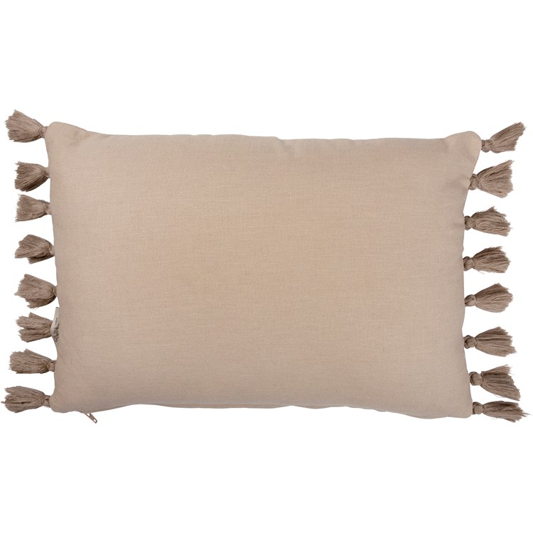 Botanical Bee Kind Pillow - Cotton, Linen, Zipper