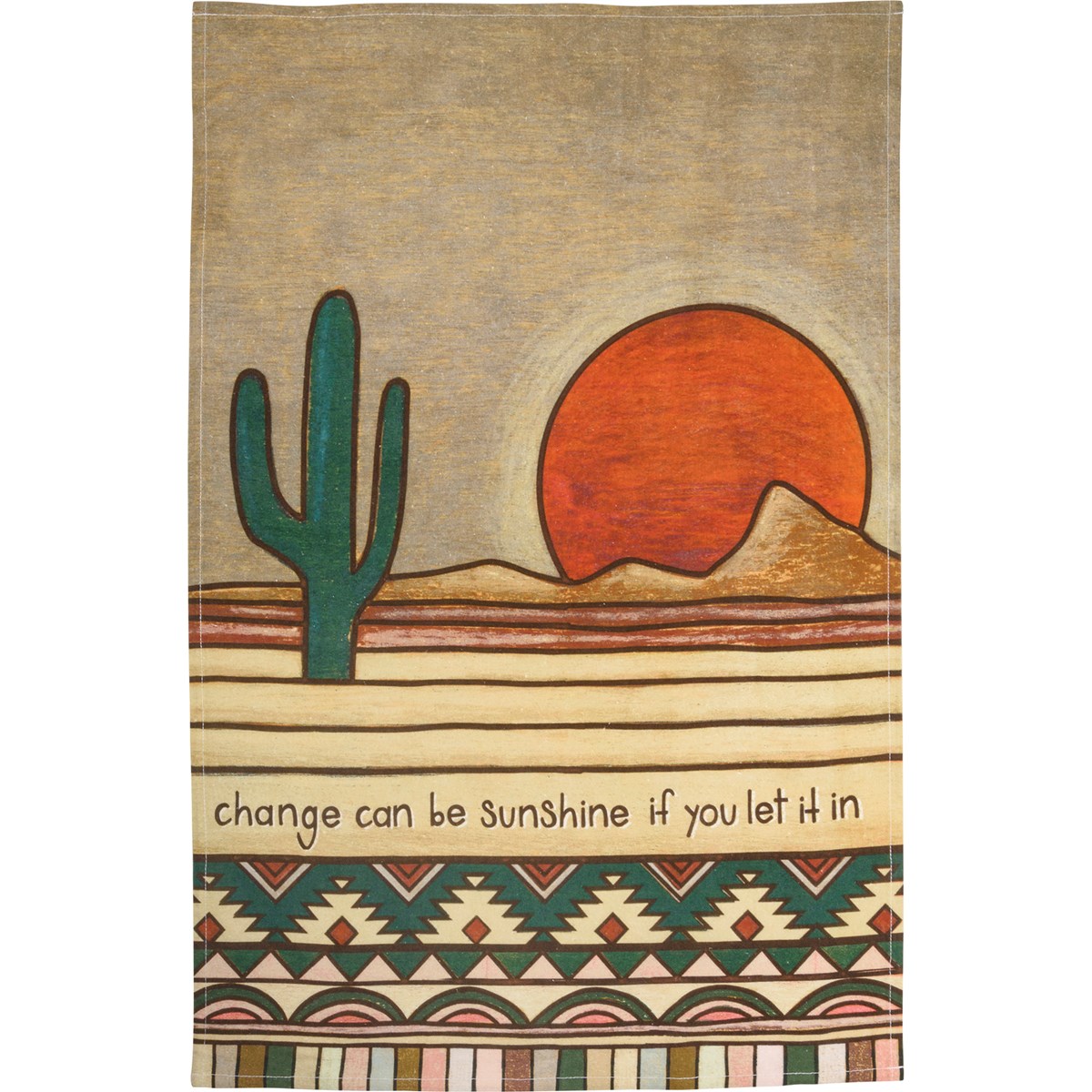 Change Can Be Sunshine Let It In Kitchen Towel - Cotton