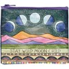 Stay Wild Moon Child Zipper Wallet - Post-Consumer Material, Plastic, Metal