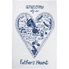 Anatomy Of A Father's Heart Kitchen Towel - Cotton