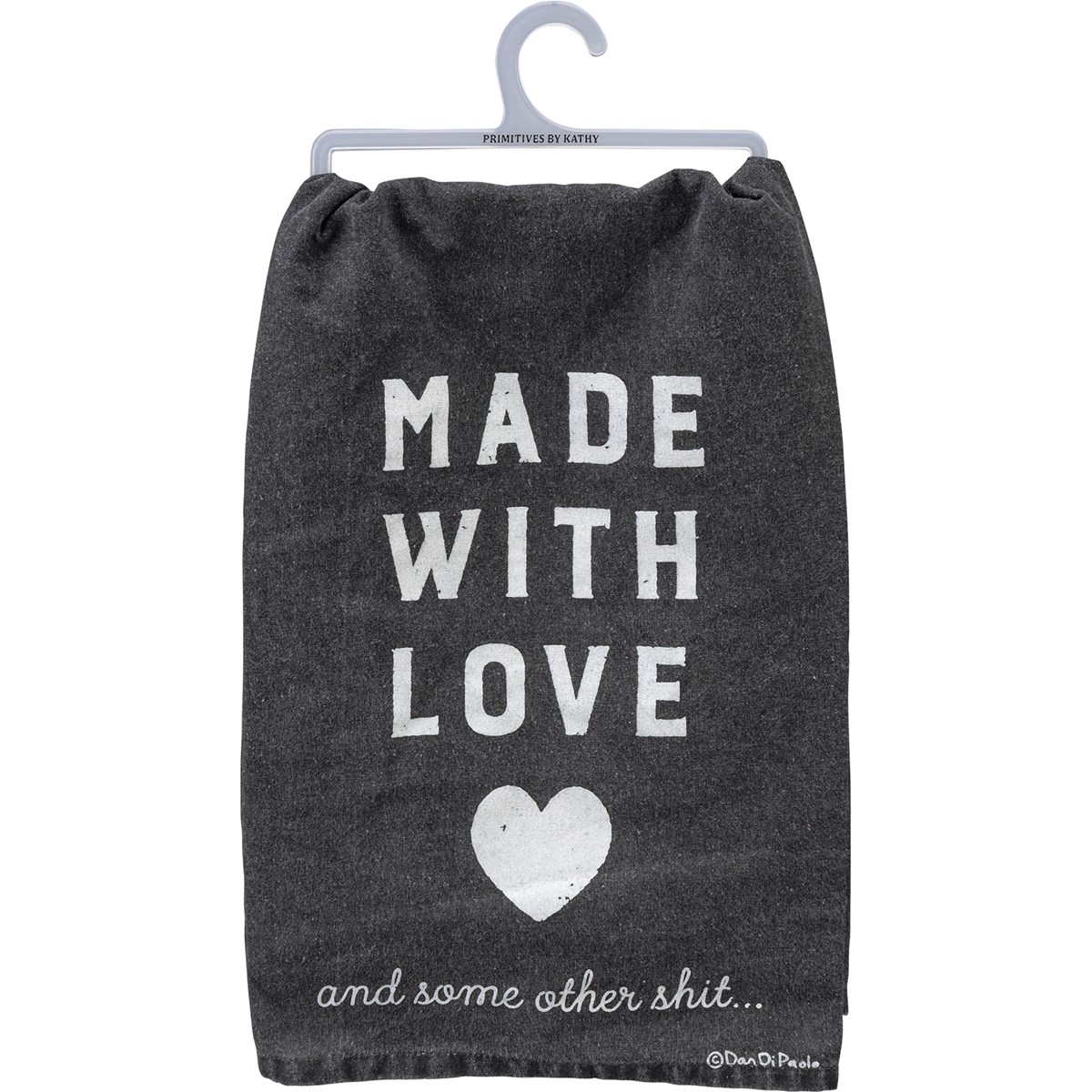 Made With Love Rustic Kitchen Towel - Cotton