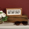 No Amount Of Essential Oils Can Inset Box Sign - Wood