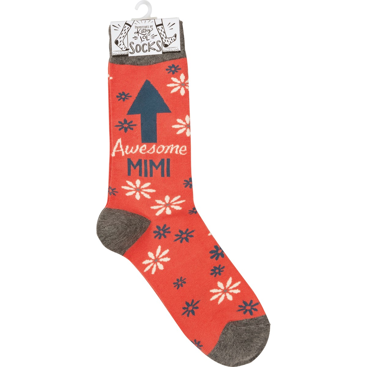 Socks - Awesome Mimi - One Size Fits Most - Cotton, Nylon, Spandex