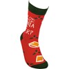 Is It Ok To Ask Santa For Beer Socks - Cotton, Nylon, Spandex