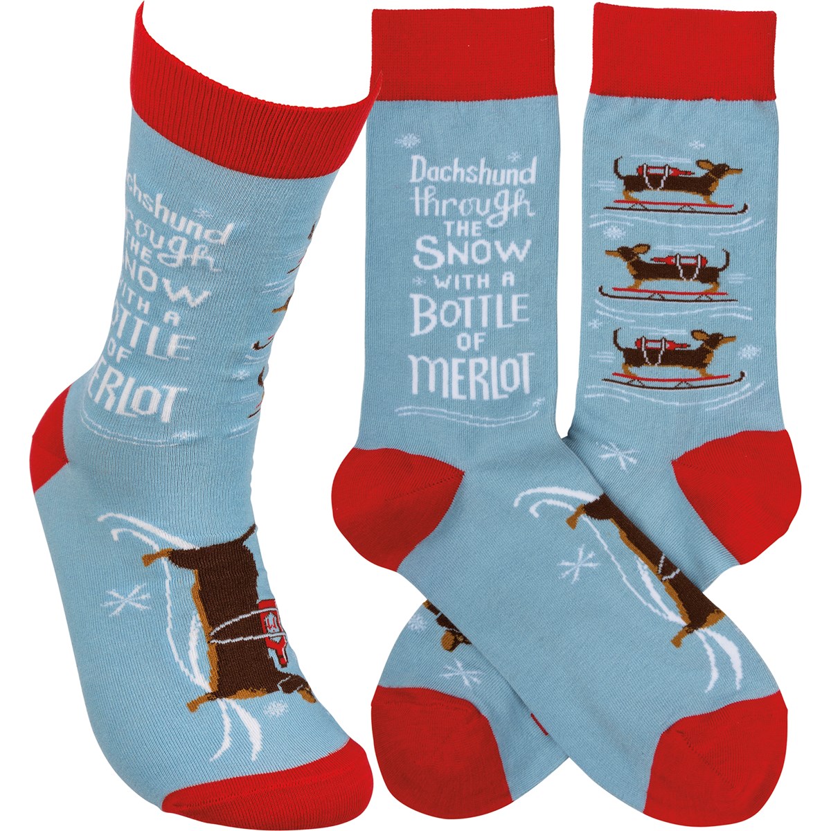Bottle Of Merlot Socks | Primitives By Kathy